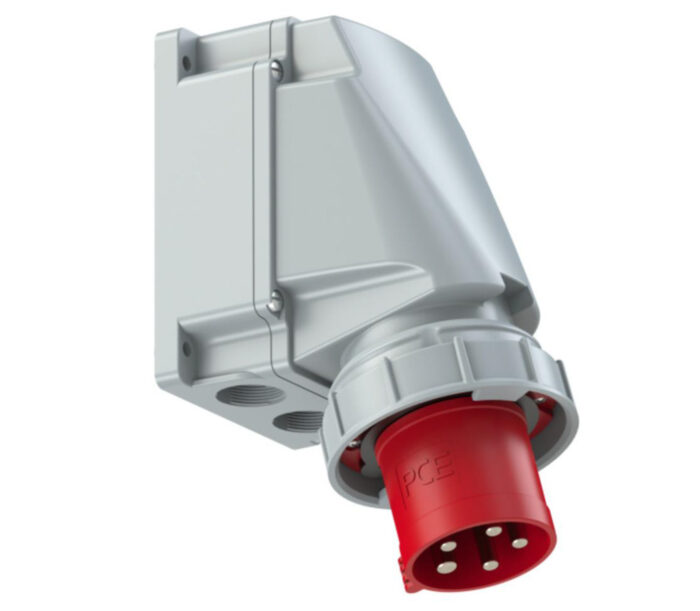CEE-Wandgerätestecker 63A 5p 6h IP67 POWER TWIST